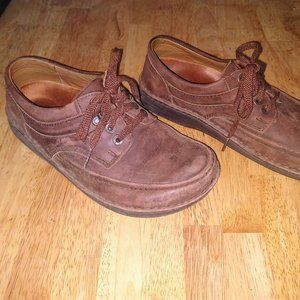 Birkenstock Lace Up Leather Shoes